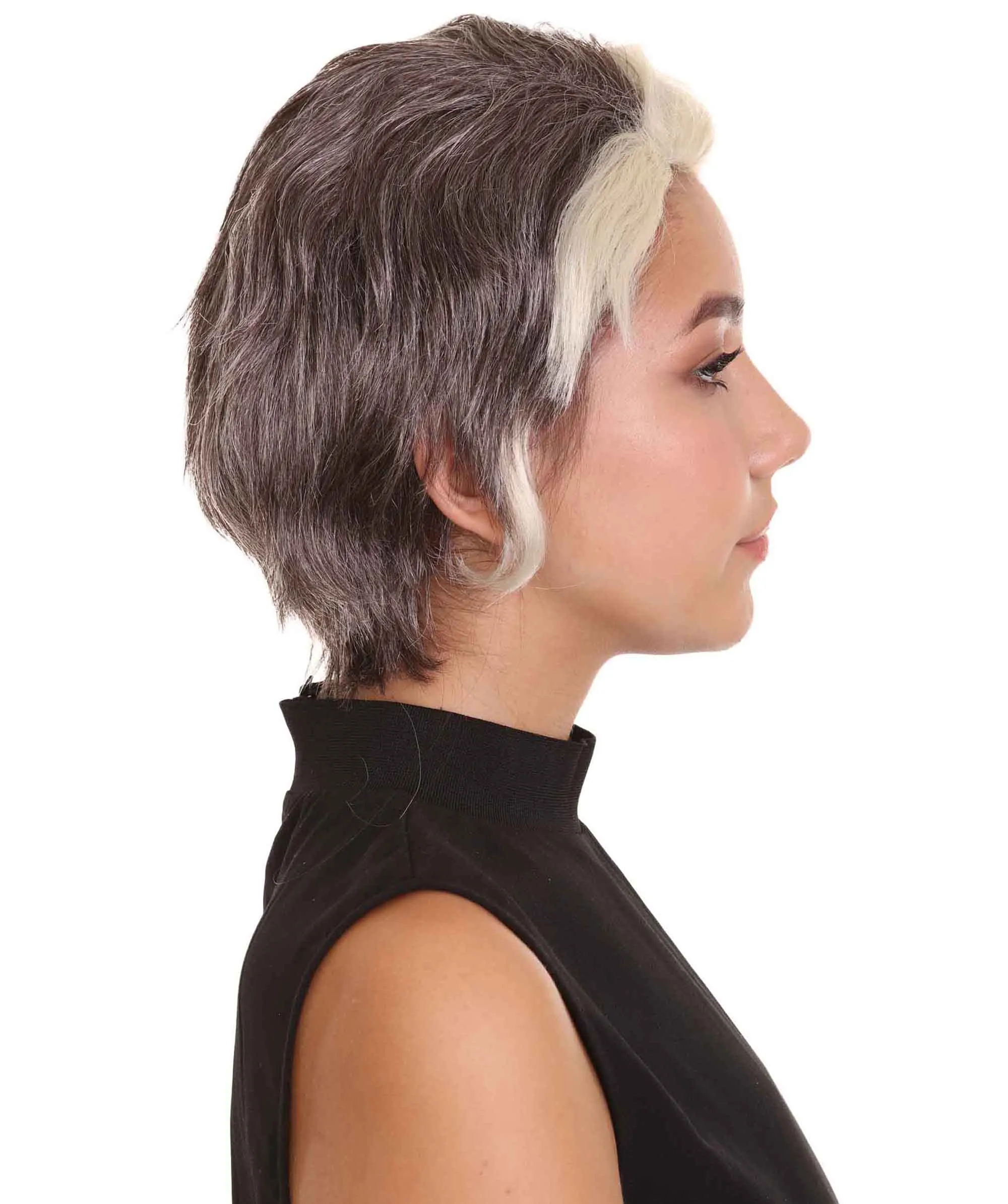 Women's Short Length Side Part Dirty Blonde Straight Wig