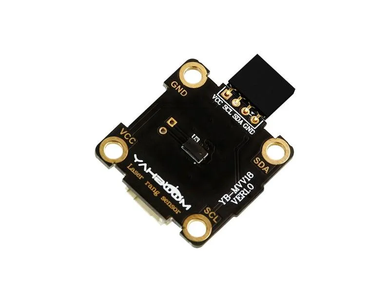 Yahboom TOF VL53L0X Laser ranging sensor module compatible with alligator clip/DuPont line/PH2.0 cable